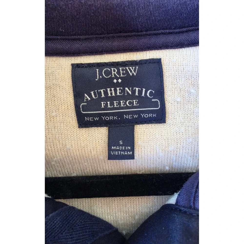 JCrew Mens Authentic Fleece Sherpa Henley Pullover Sweater S Fall Winter Outdoor